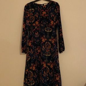 Lulu’s Printed Midi Dress